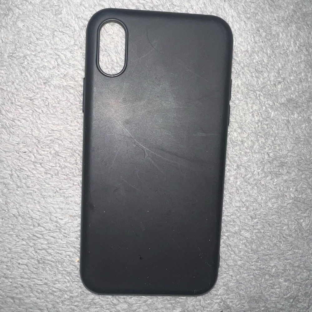 Black IPhone XS Case